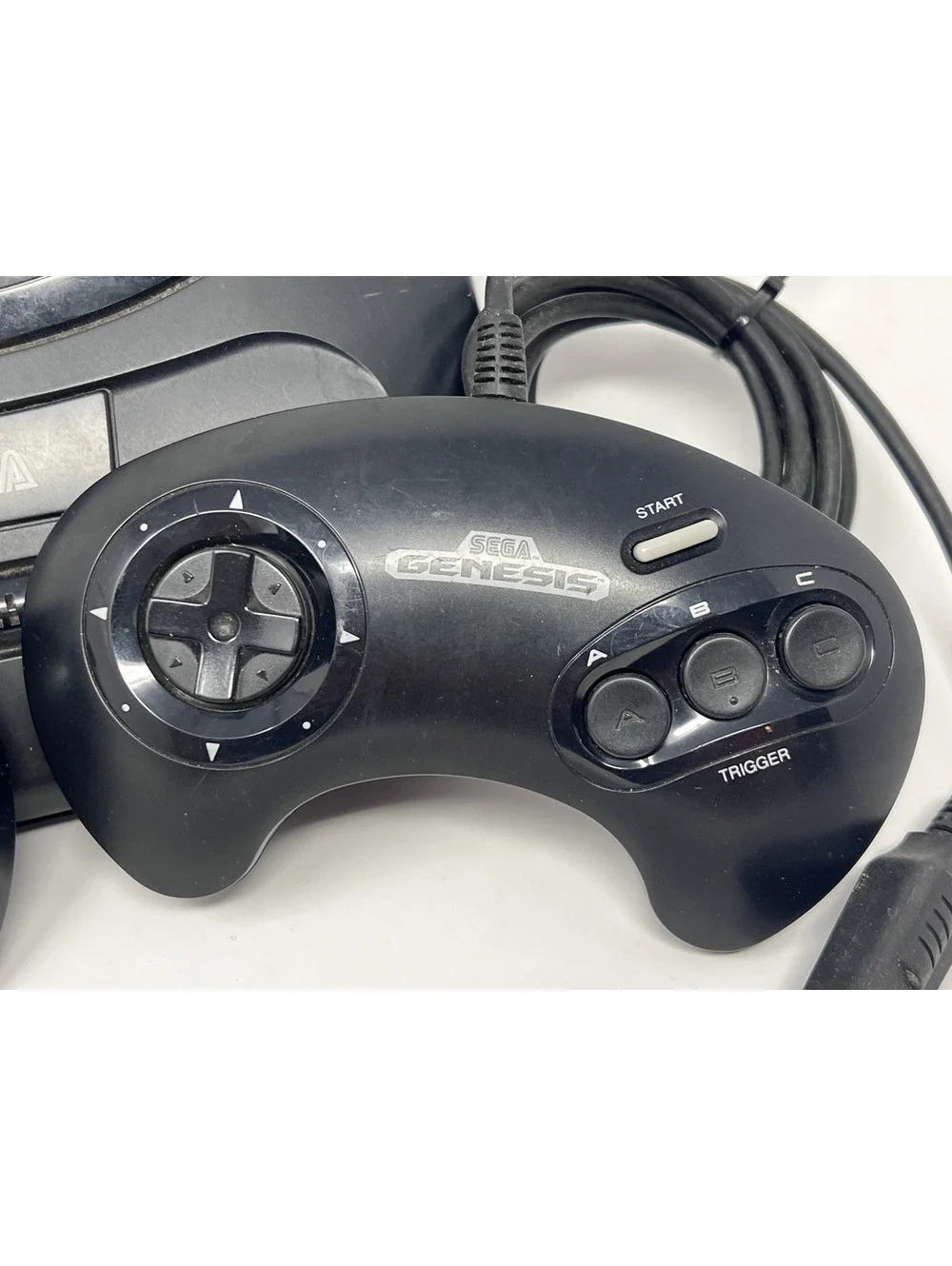 Sega Genesis Video Game Console with 2 Controllers and Power Supply - UNTESTED